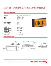 Product Spec Sheet